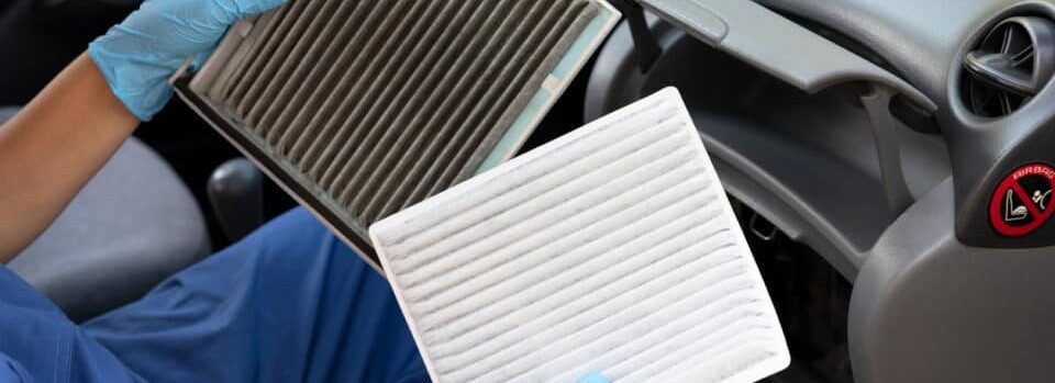 cambio filtro polen taller bosch car service | taller mecánico en Mataró